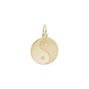 Textured Yin Yang Charm