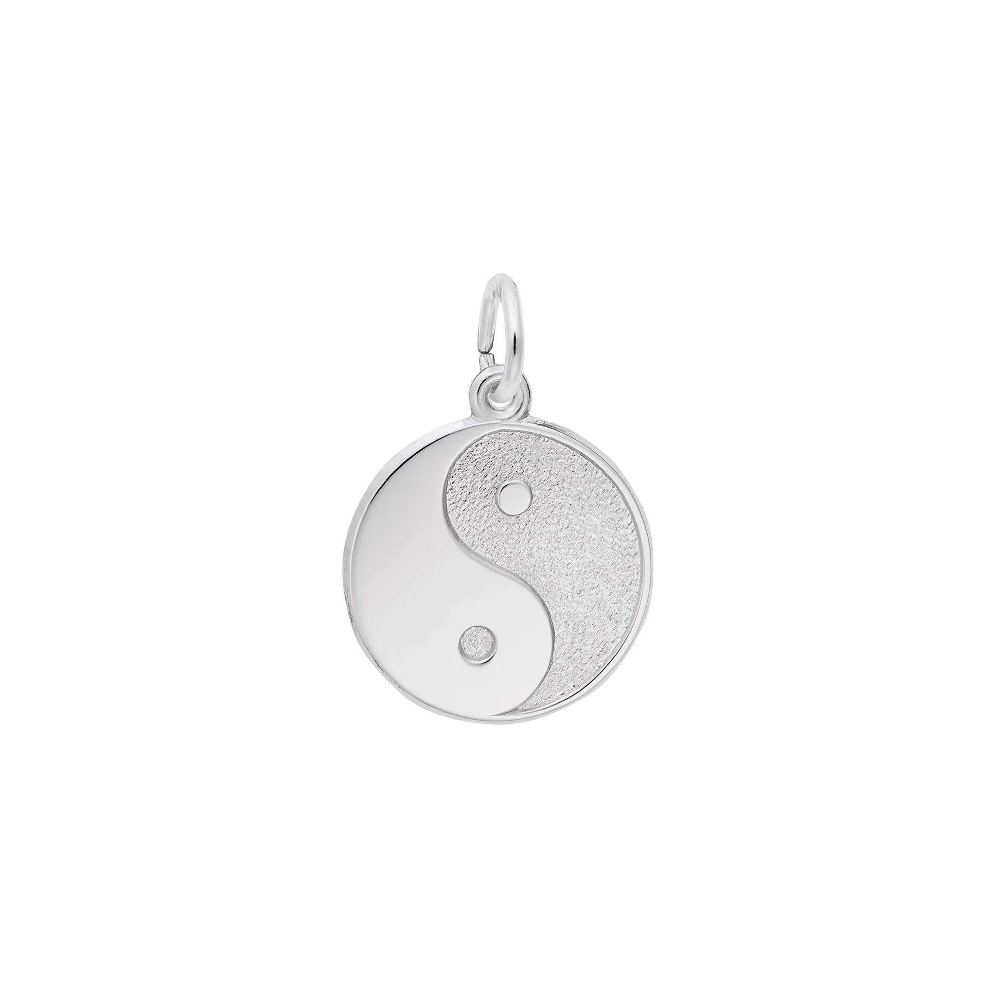 Textured Yin Yang Charm