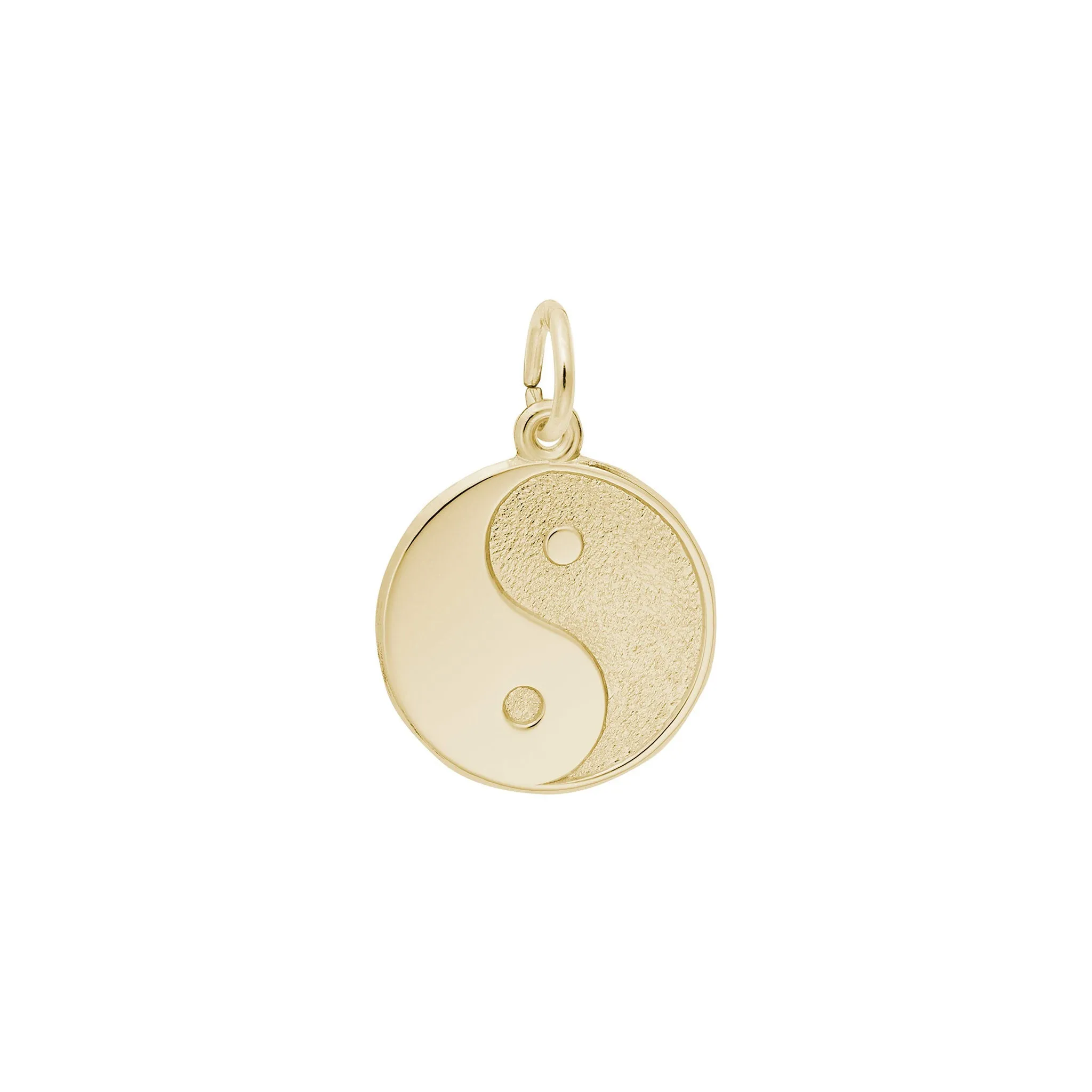 Textured Yin Yang Charm