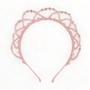 The Atara Crystal Designer Tiara Headband