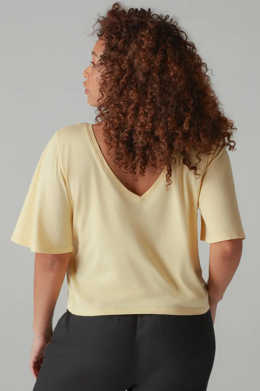 The Cropped Flutter Tee