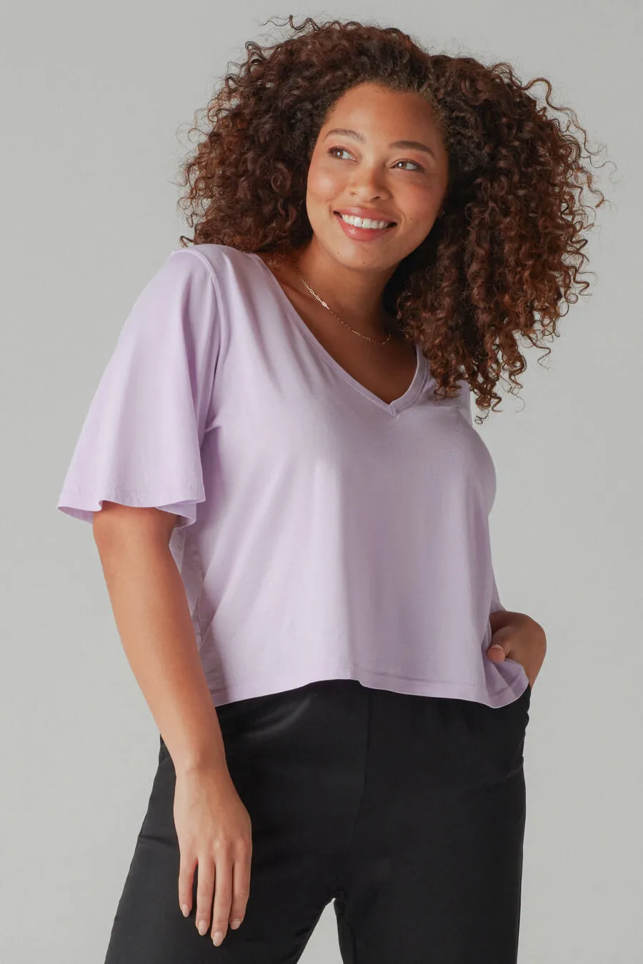 The Cropped Flutter Tee