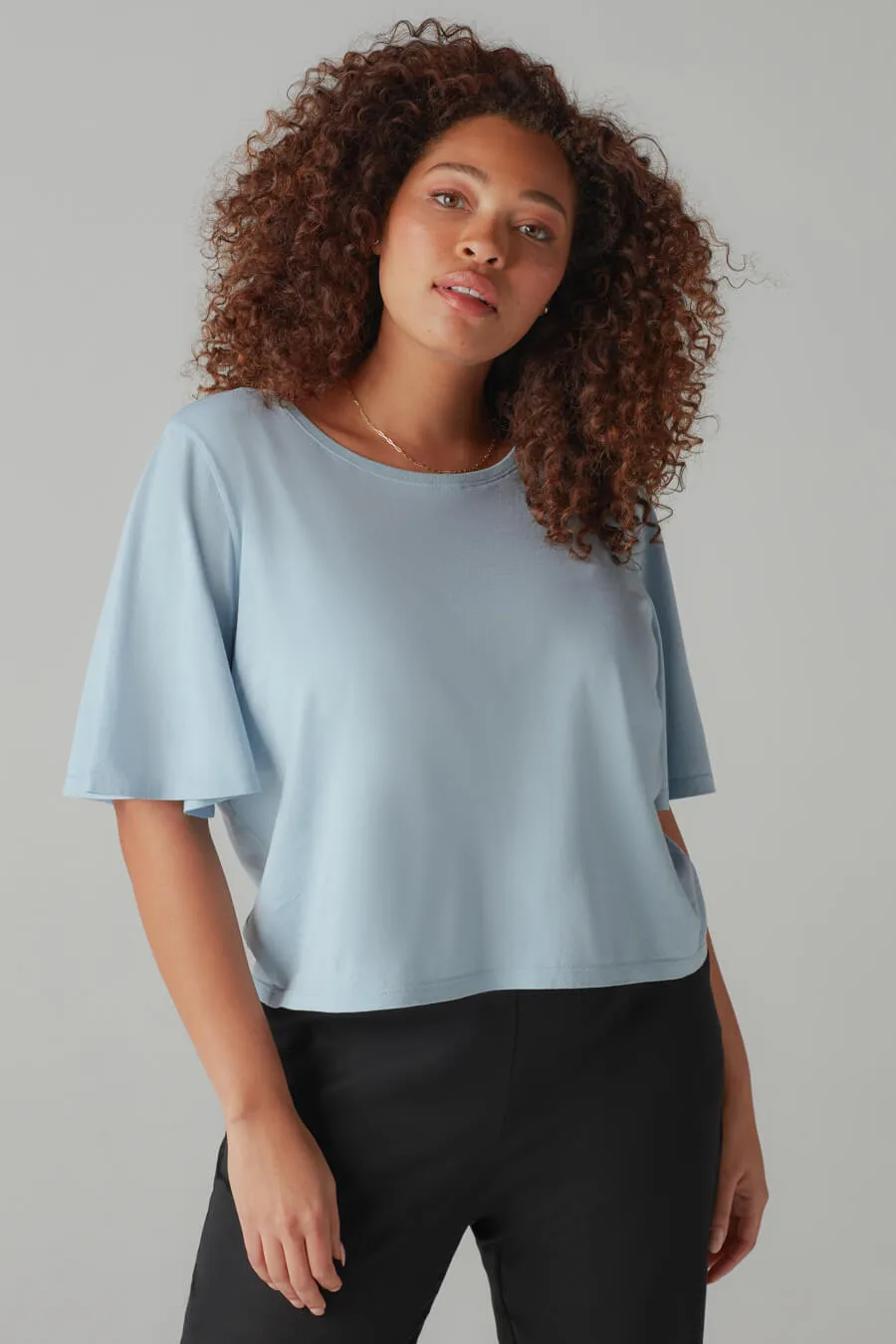 The Cropped Flutter Tee