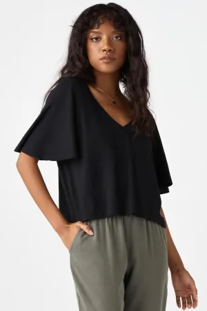 The Cropped Flutter Tee