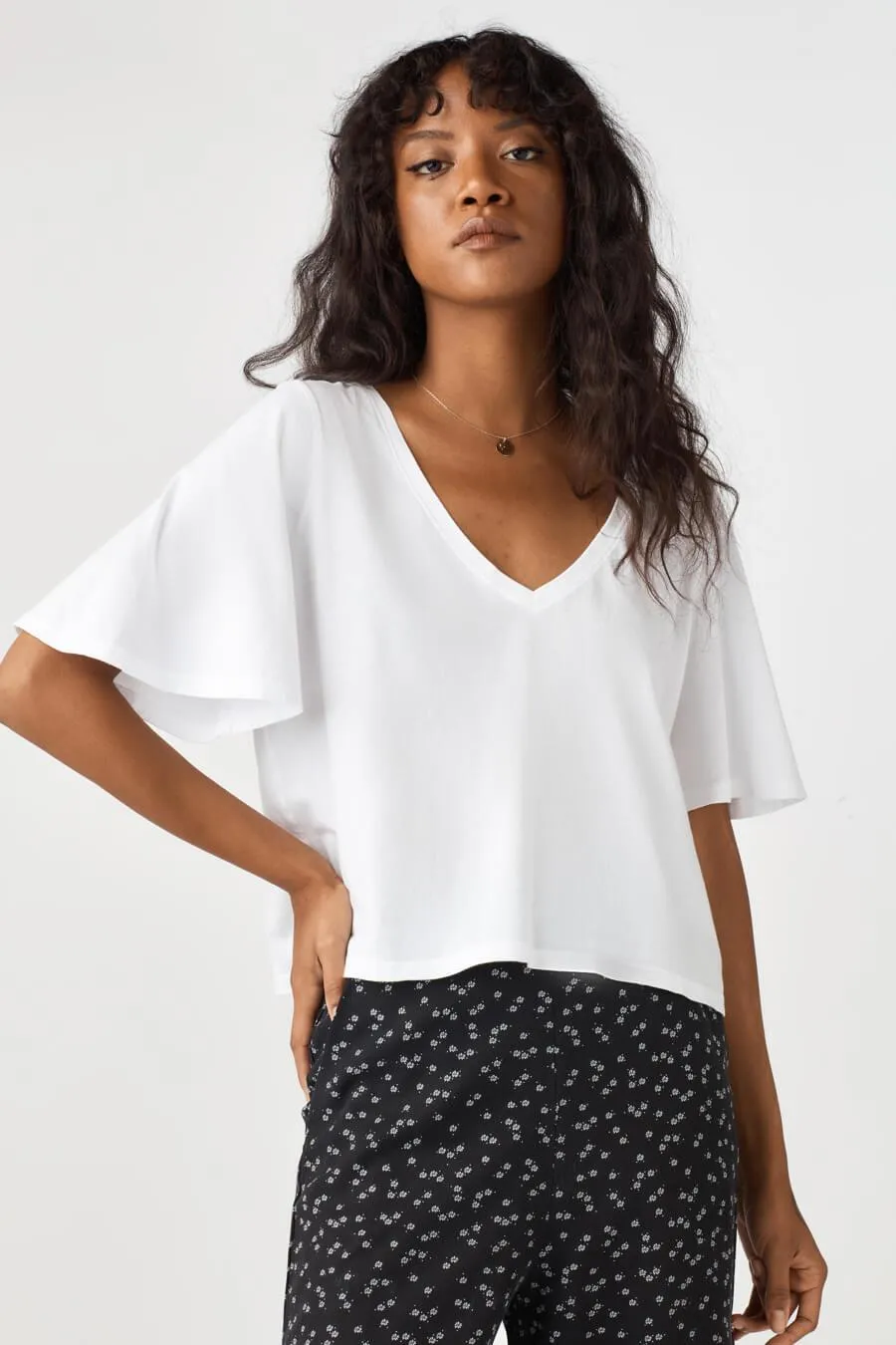 The Cropped Flutter Tee