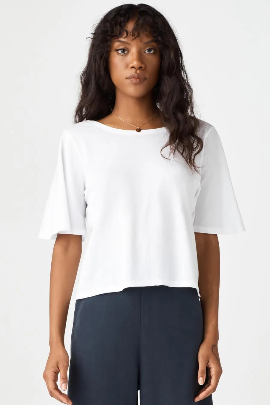 The Cropped Flutter Tee