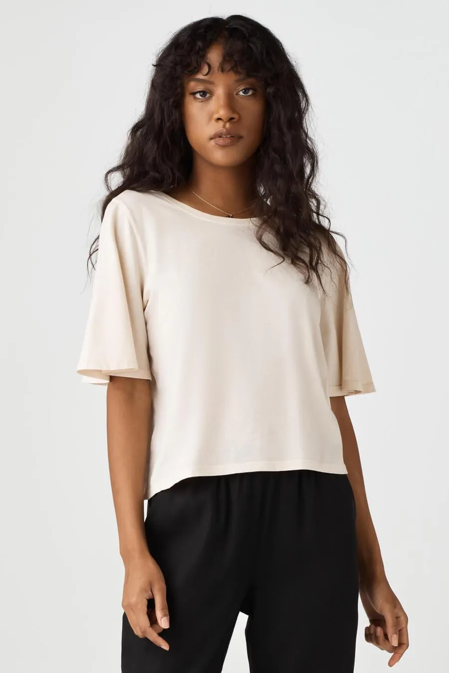 The Cropped Flutter Tee