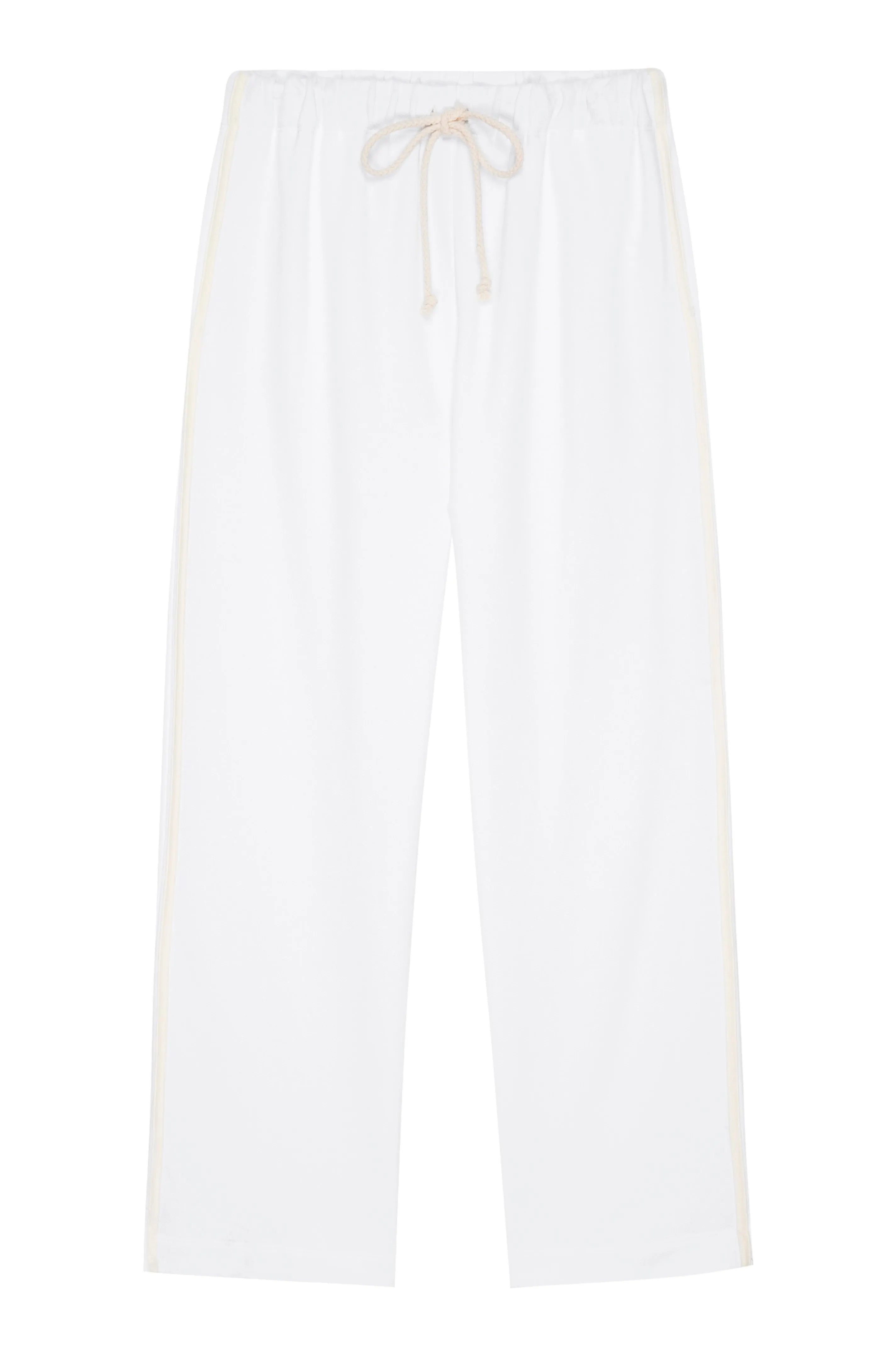 The Eco Terry Stripe Crop Pant