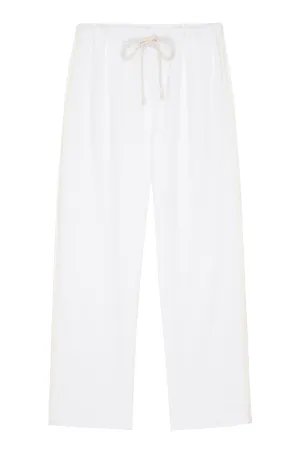 The Eco Terry Stripe Crop Pant
