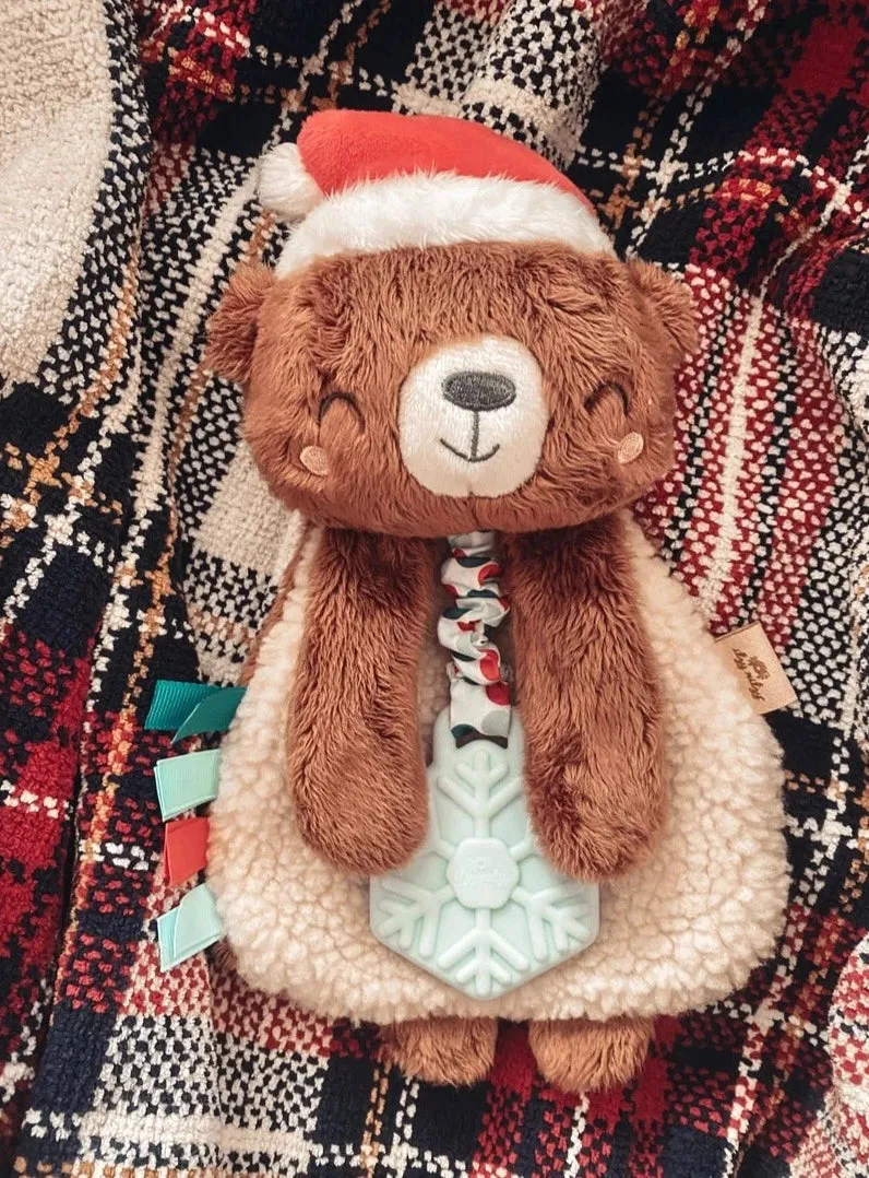 The Lovey Plush Teether - Holiday Bear
