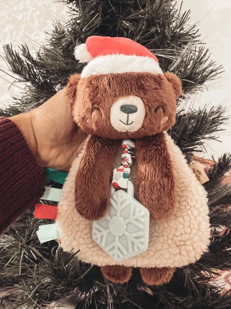 The Lovey Plush Teether - Holiday Bear