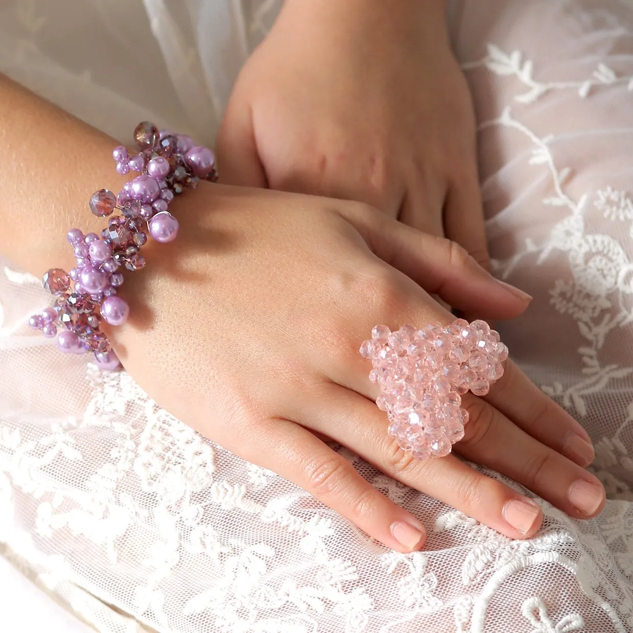 The My Love Heart Crystal Designer Ring