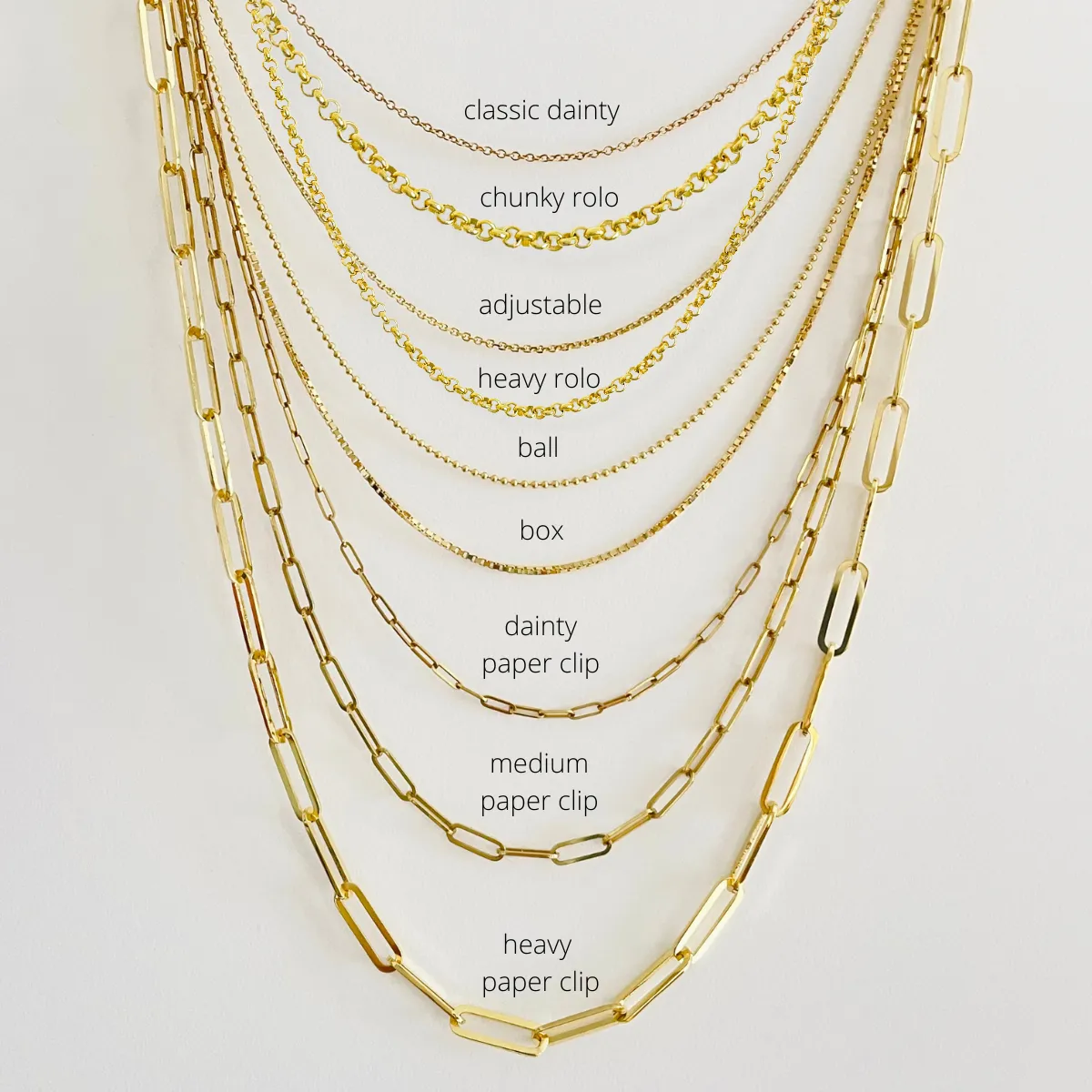 The Paperclip Chain Necklace - Heavy Weight