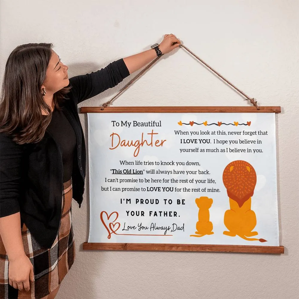To My Beautiful Daughter, I'm Proud To Be Your Father  - Gift For Daughter