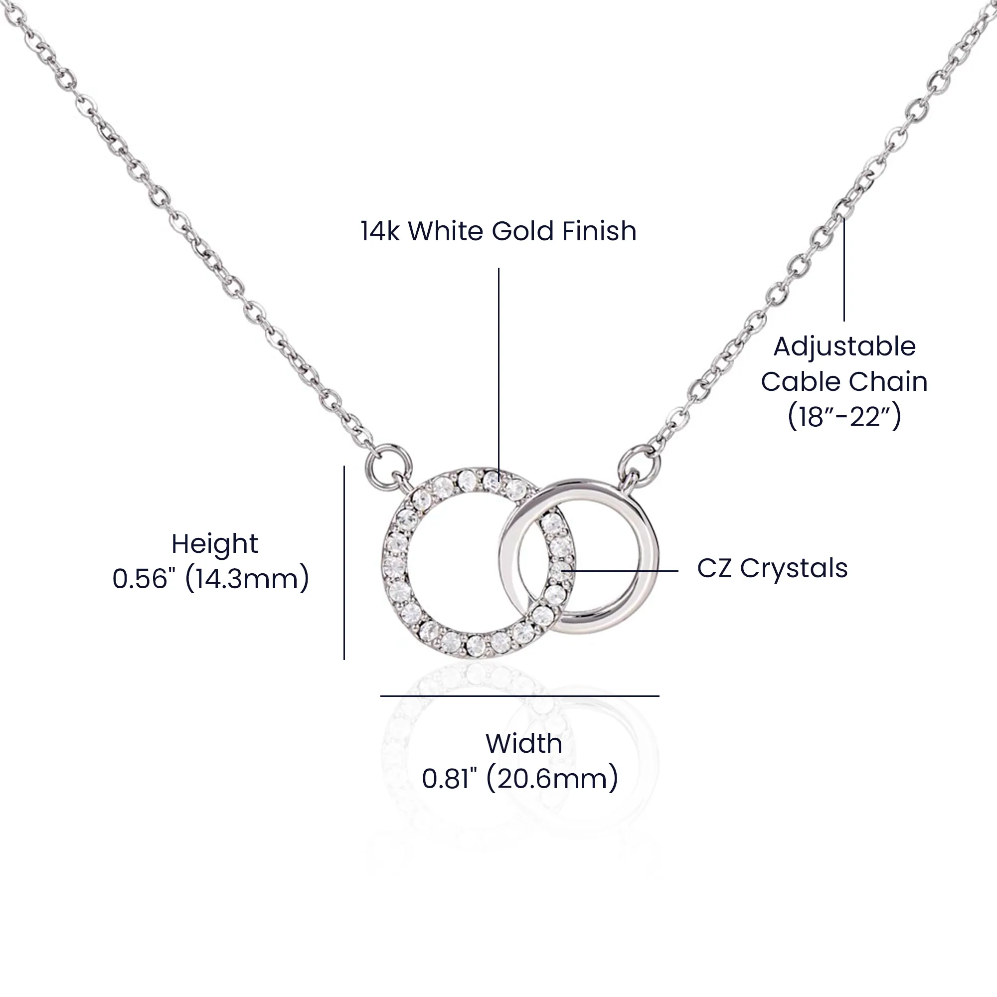 To My Beautiful Daughter, I'm Proud To Be Your Father (Perfect Love Necklace)