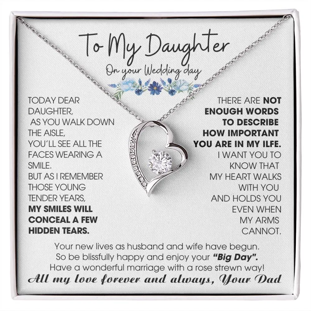 To My Daughter on Wedding Day - Be blissfully happy and enjoy your “Big Day"