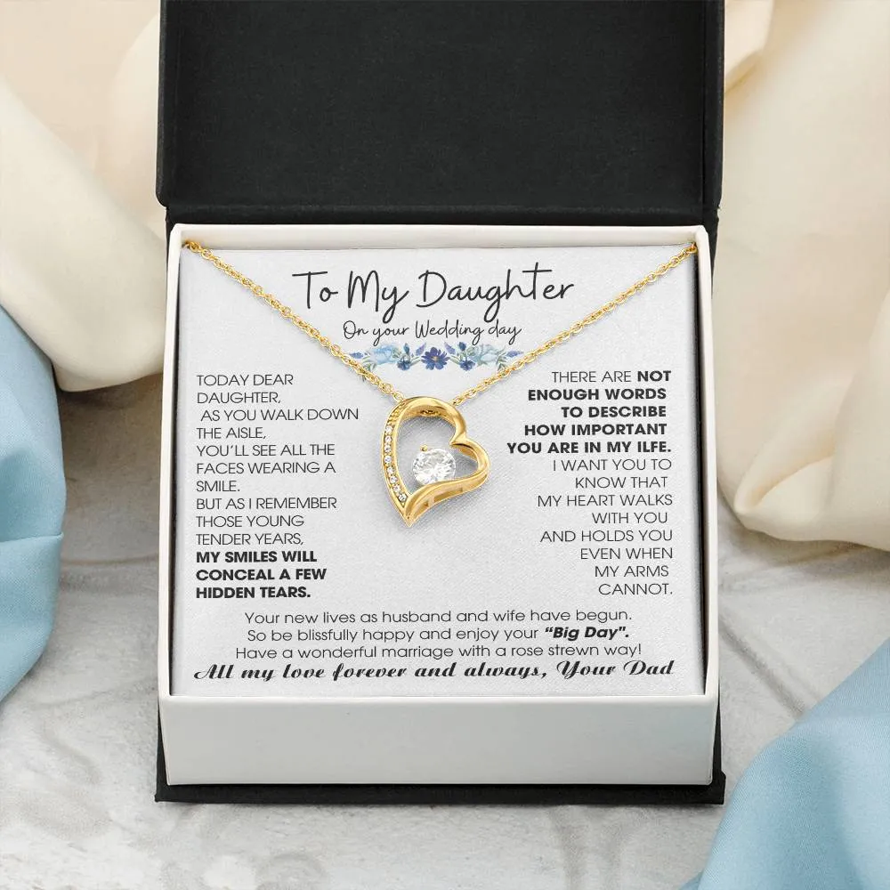 To My Daughter on Wedding Day - Be blissfully happy and enjoy your “Big Day"