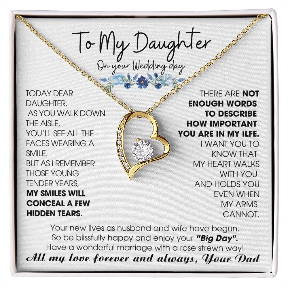 To My Daughter on Wedding Day - Be blissfully happy and enjoy your “Big Day"