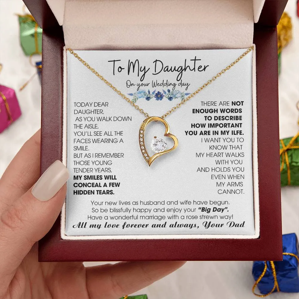 To My Daughter on Wedding Day - Be blissfully happy and enjoy your “Big Day"