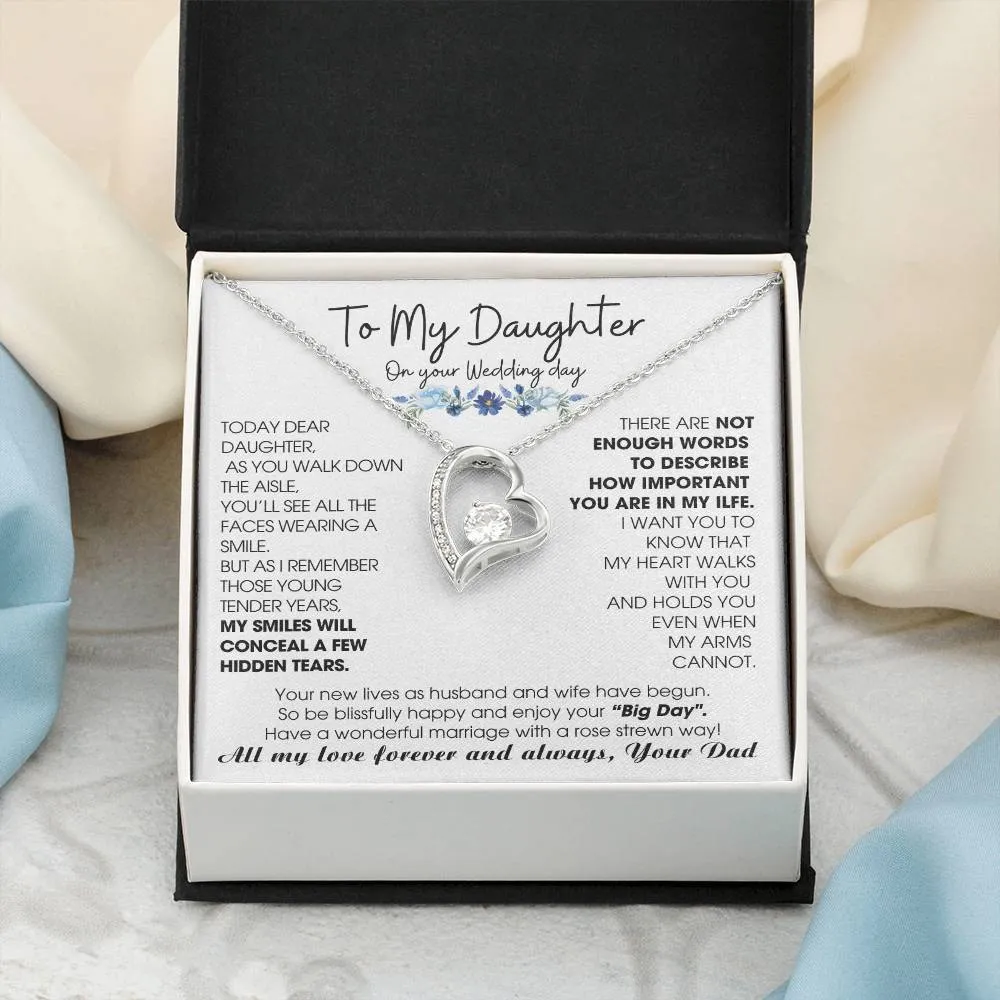 To My Daughter on Wedding Day - Be blissfully happy and enjoy your “Big Day"