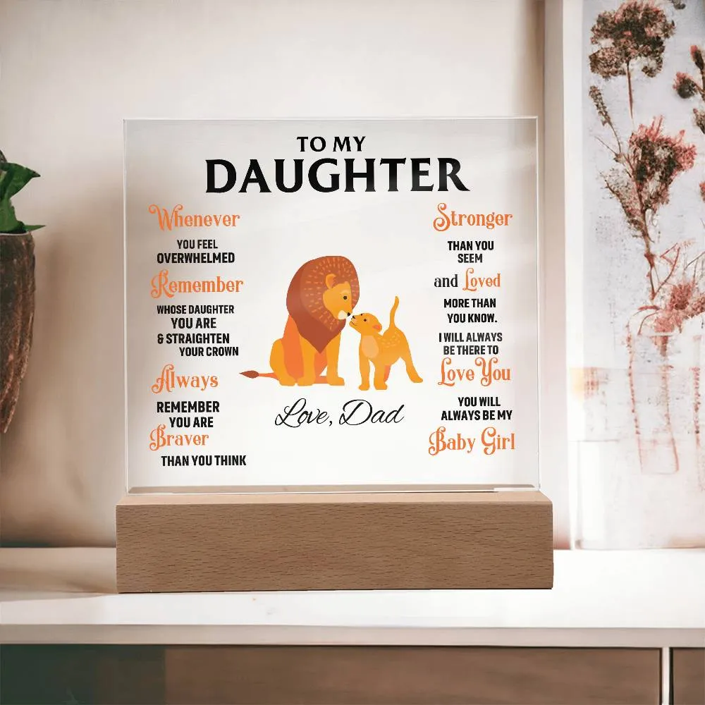 To My Daughter, You Will Always Be My Baby Girl - (Gift for Daughter)