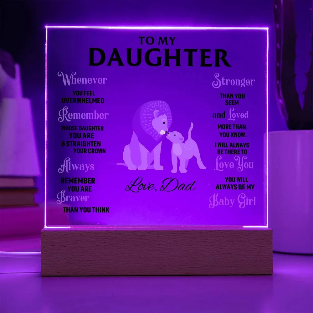 To My Daughter, You Will Always Be My Baby Girl - (Gift for Daughter)