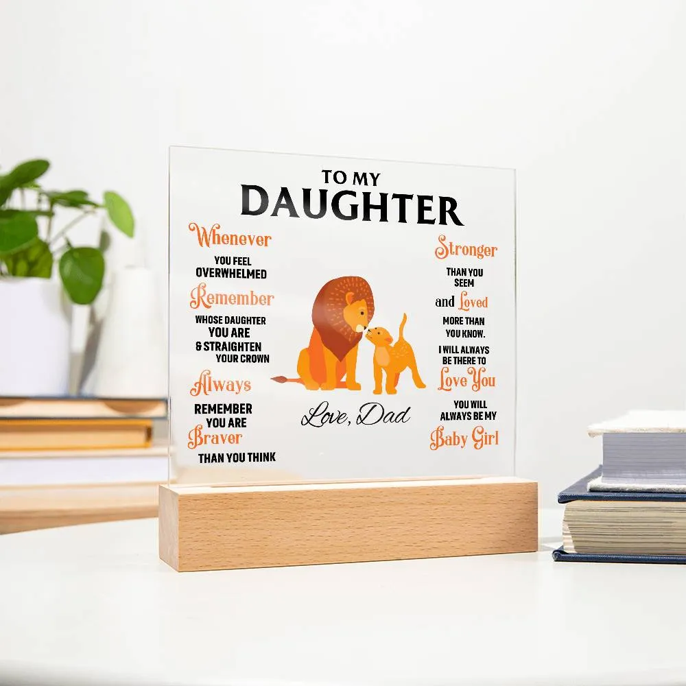 To My Daughter, You Will Always Be My Baby Girl - (Gift for Daughter)