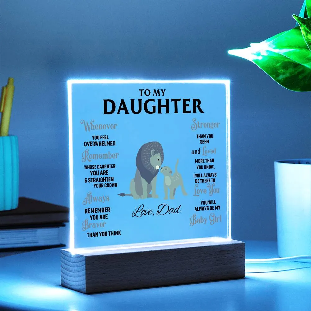 To My Daughter, You Will Always Be My Baby Girl - (Gift for Daughter)