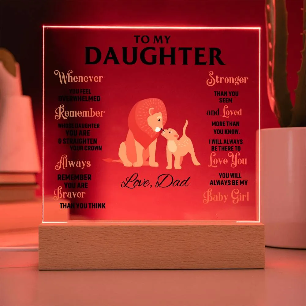 To My Daughter, You Will Always Be My Baby Girl - (Gift for Daughter)