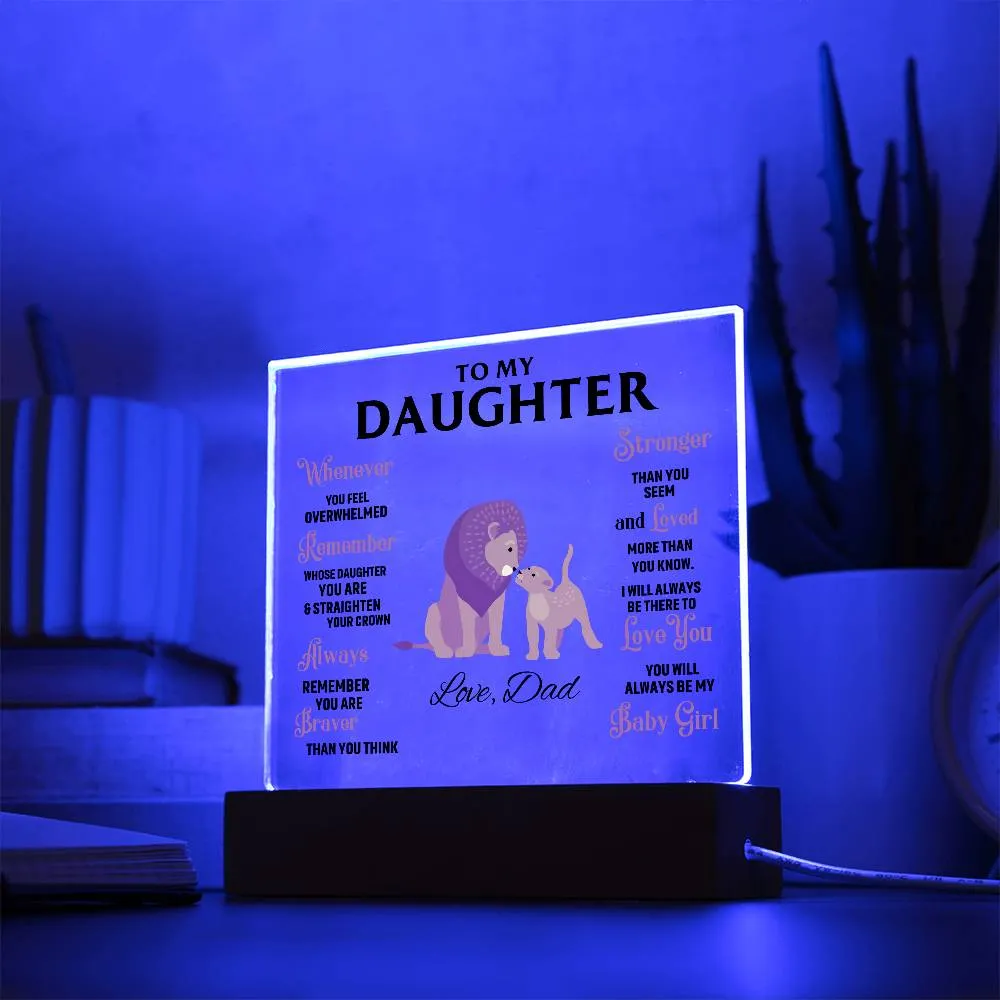 To My Daughter, You Will Always Be My Baby Girl - (Gift for Daughter)
