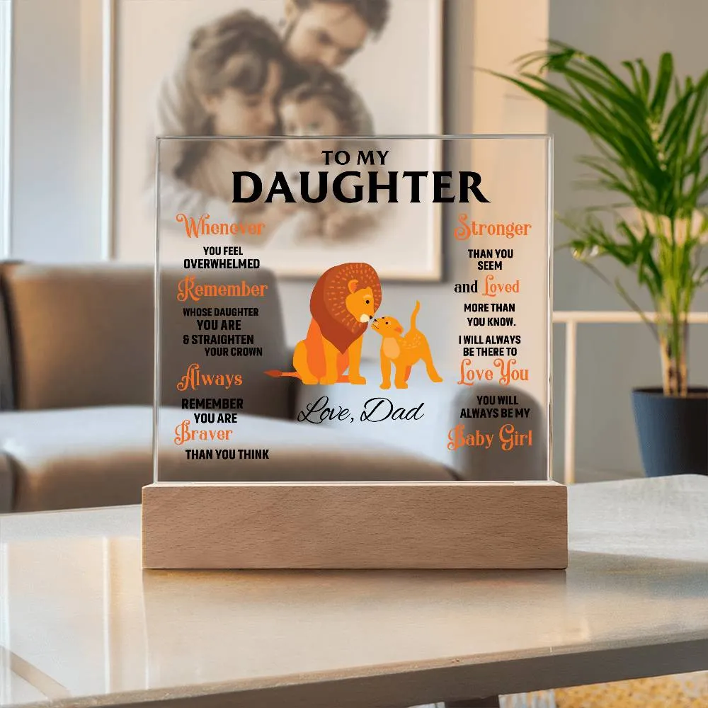 To My Daughter, You Will Always Be My Baby Girl - (Gift for Daughter)