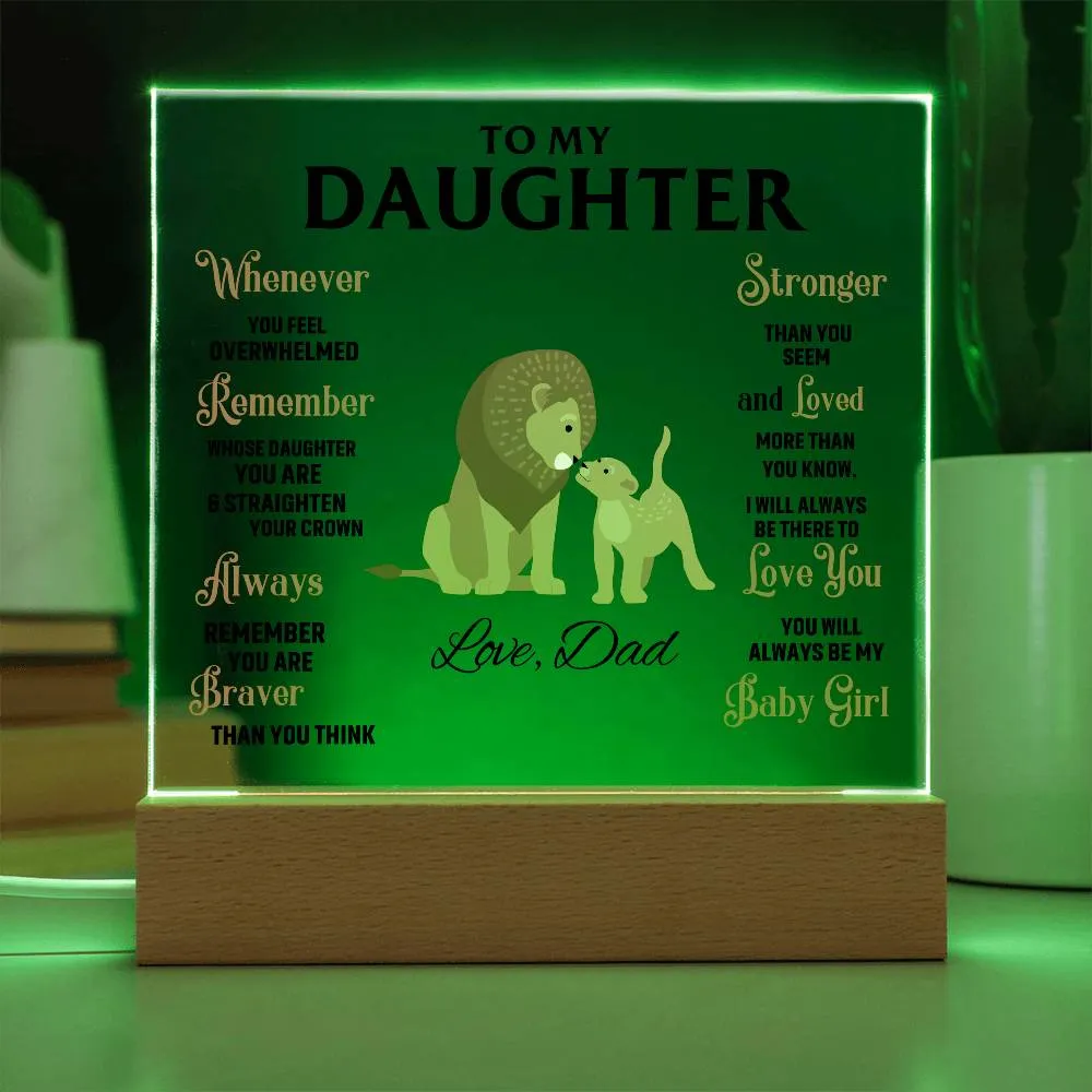 To My Daughter, You Will Always Be My Baby Girl - (Gift for Daughter)