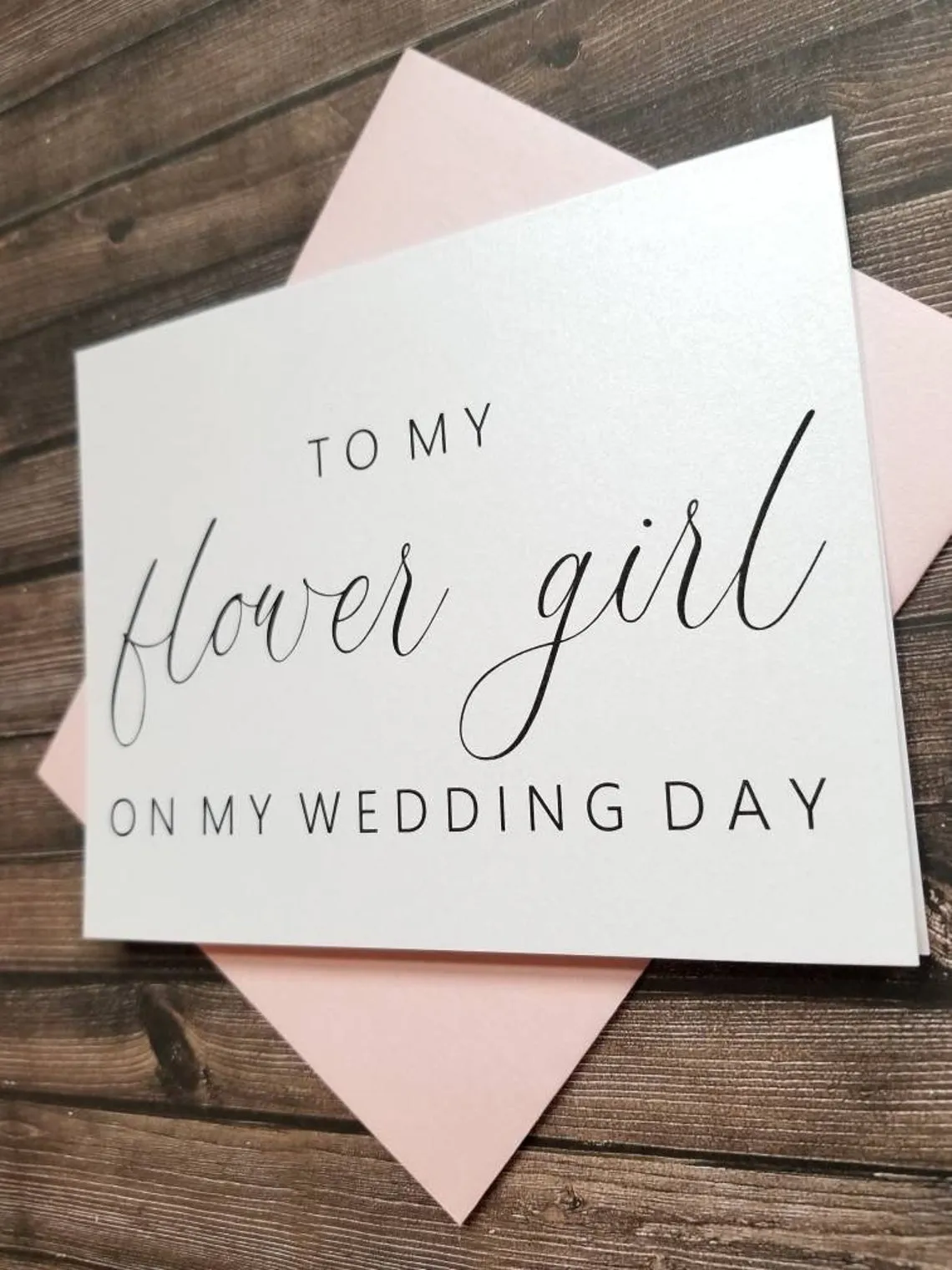 To My Flower Girl