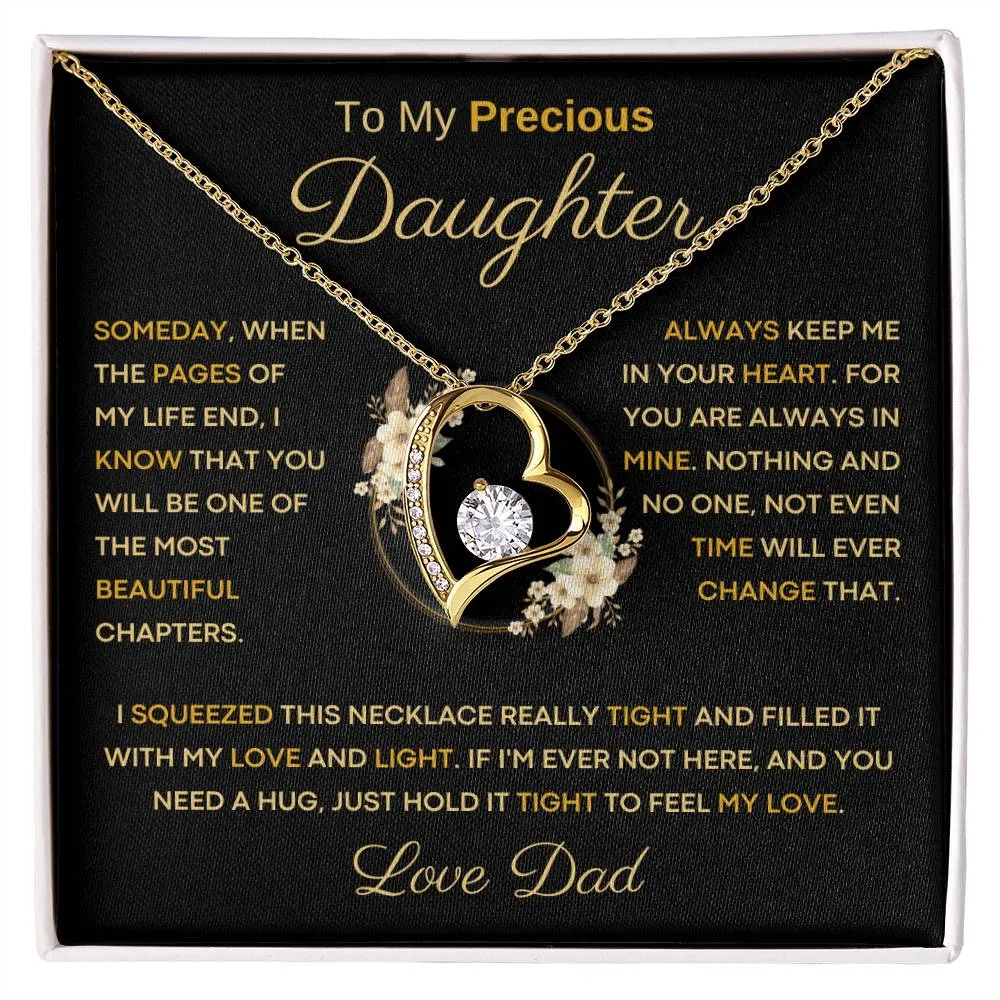 To My Precious Daughter - One Of The Most Beautiful Chapters Of My Life - From Dad