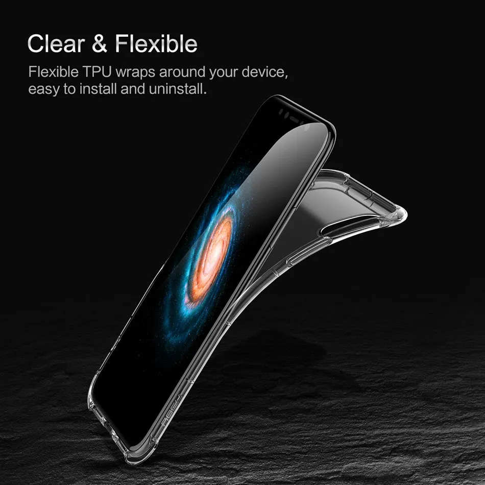Transparent Case for iPhone X - Transparent,Transparent Black,Transparent Pink