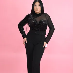 TRANSPARENT JUMPSUIT