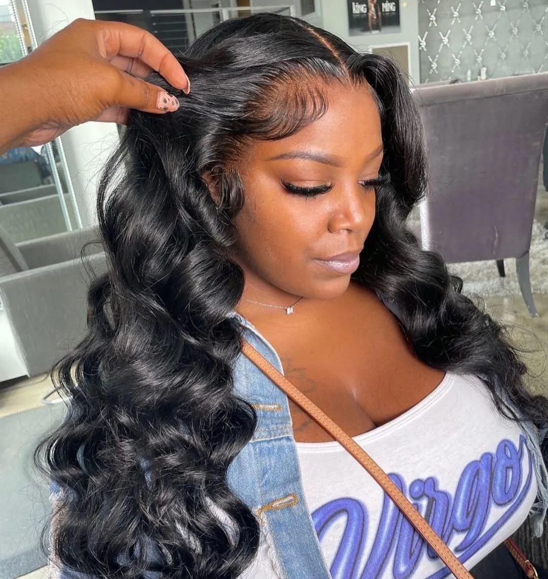 Transparent Lace Wigs Body Wave Skin Melt Frontal 13x4 13x6 Deep Part Lace Front Brazilian Virgin Human Hair Wig For Women