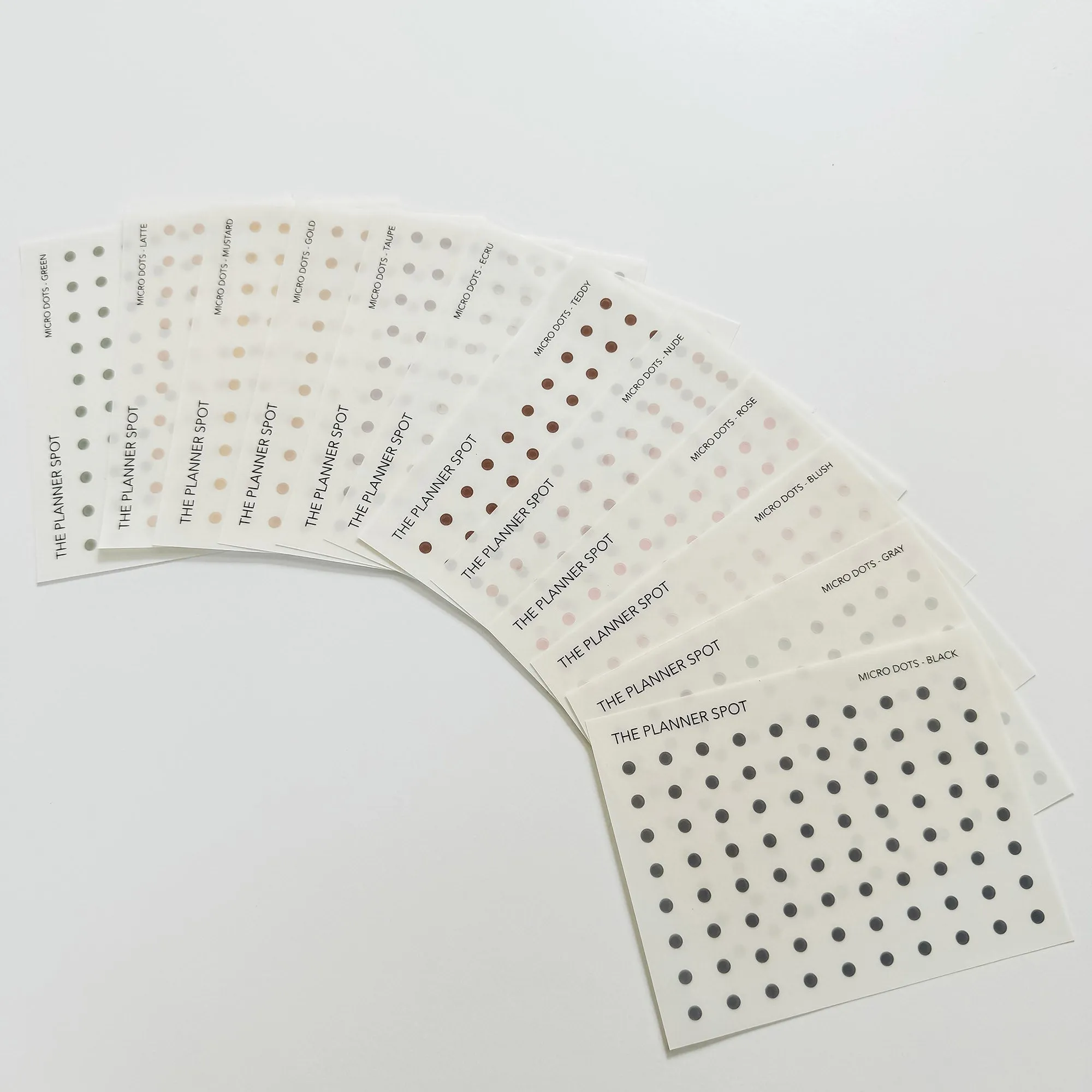 Transparent Planner Stickers - Dots