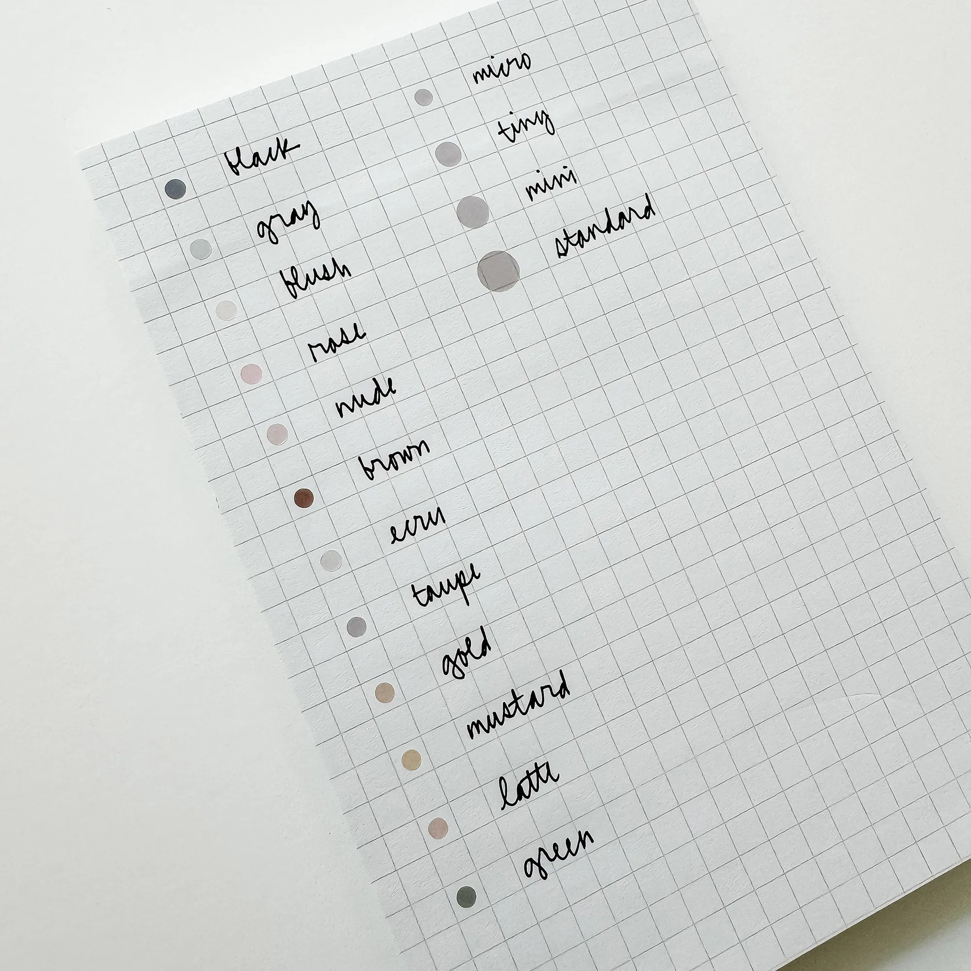 Transparent Planner Stickers - Dots