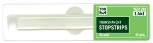 Transparent Stopstrips 10mm Wide 12pcs