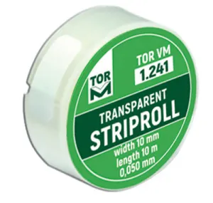 Transparent Striproll 10mm Wide 10m Long