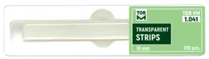 Transparent Strips 10mm Wide 100pcs