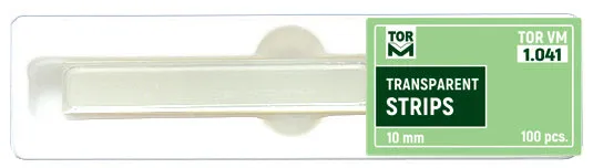 Transparent Strips 10mm Wide 100pcs