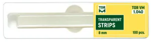 Transparent Strips 8mm Wide 100pcs