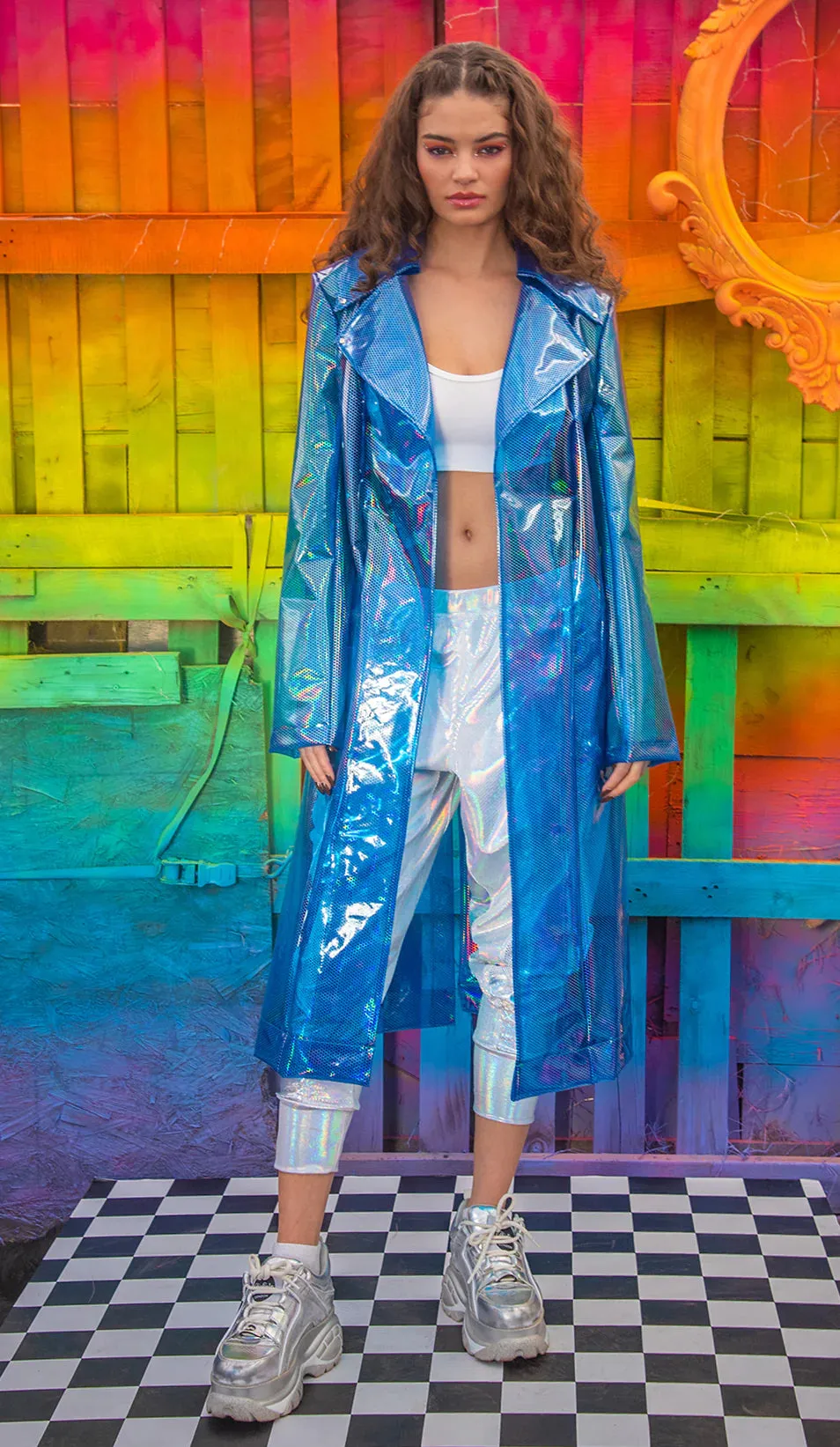 Transparent Trench Coat