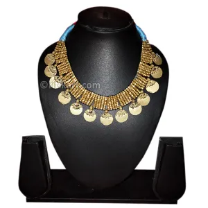 Tribal Handcrafted Dhokra Designer Necklace-9