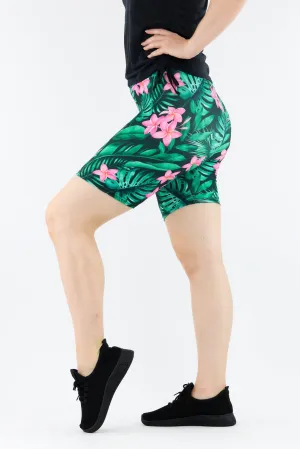Tropical Oasis - Casual Mid Shorts