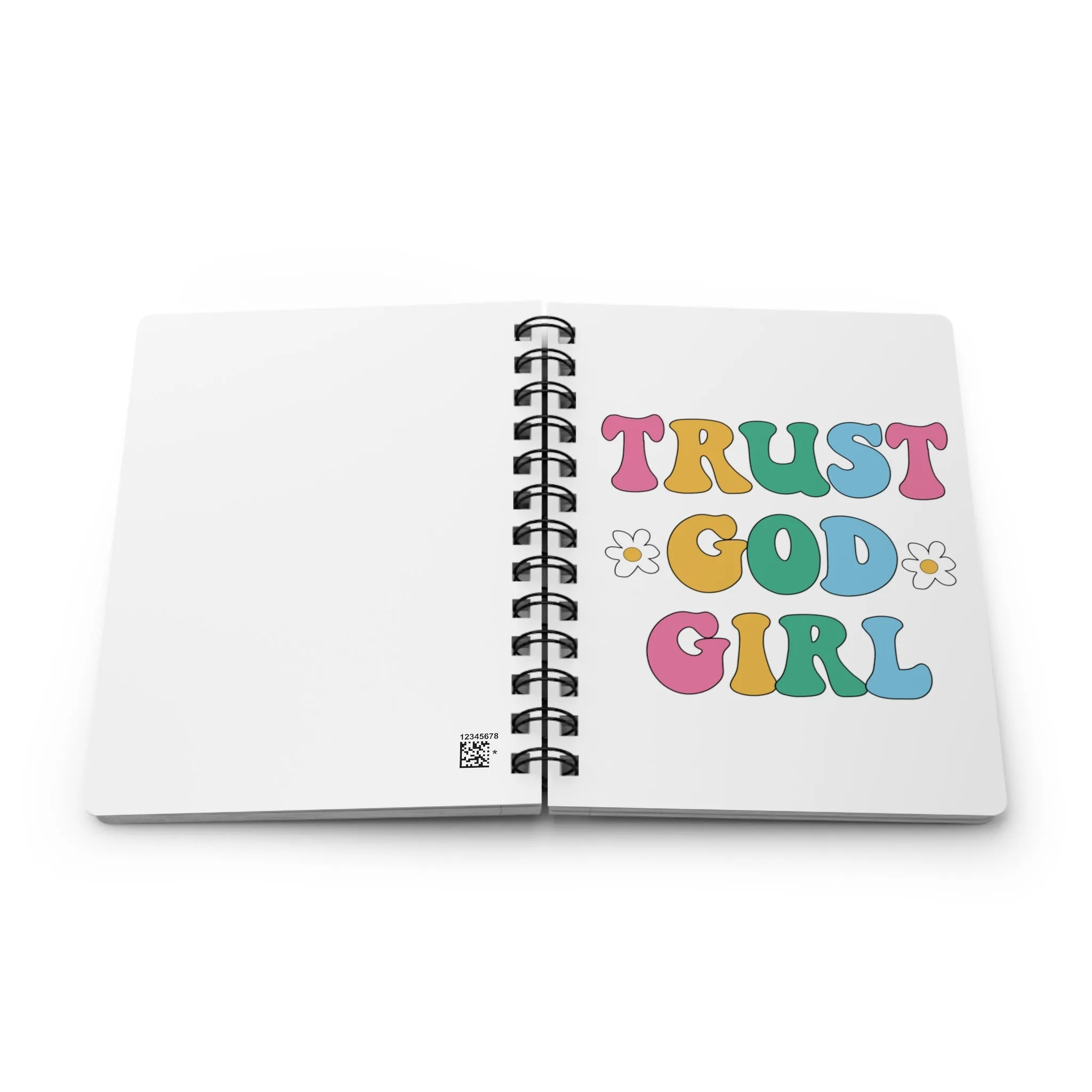 Trust God Girl Spiral Bound Journal