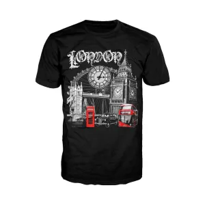 UA London Calling Technicolour Men's T-shirt (Black)