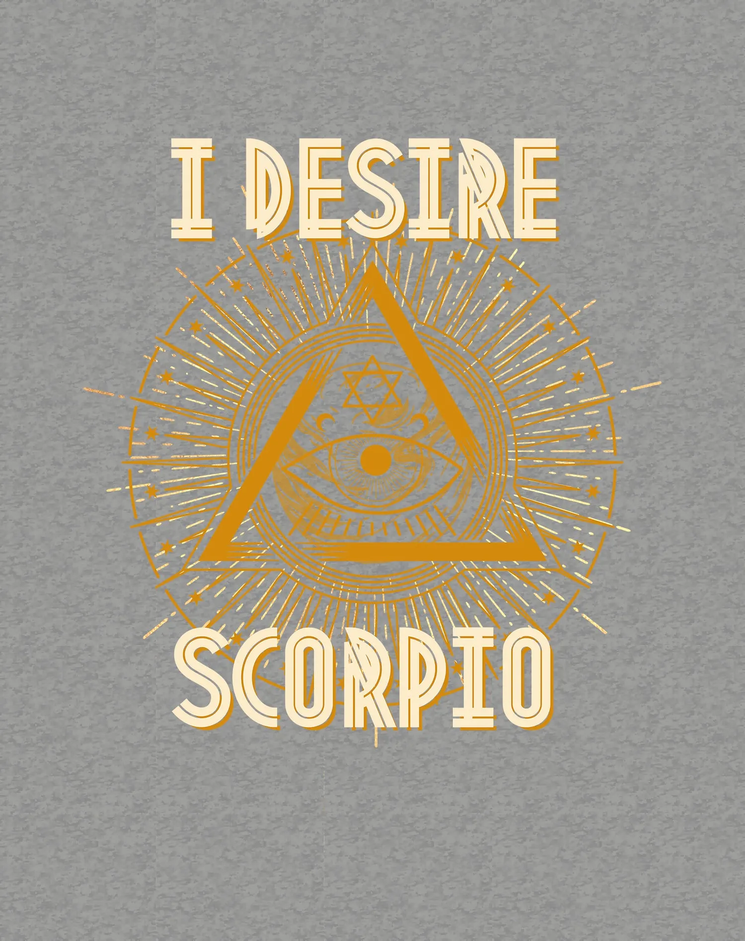 UA Supreme Star Sign Scorpio Eye Men's T-shirt (Sports Grey)